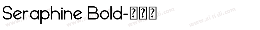 Seraphine Bold字体转换